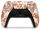 WraptorSkinz Skin Wrap compatible with the Sony PS5 DualSense Controller Flowers Pattern 14 (CONTROLLER NOT INCLUDED)