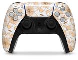 WraptorSkinz Skin Wrap compatible with the Sony PS5 DualSense Controller Flowers Pattern 15 (CONTROLLER NOT INCLUDED)