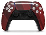 WraptorSkinz Skin Wrap compatible with the Sony PS5 DualSense Controller VintageID 25 Red (CONTROLLER NOT INCLUDED)