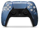WraptorSkinz Skin Wrap compatible with the Sony PS5 DualSense Controller Bokeh Butterflies Blue (CONTROLLER NOT INCLUDED)