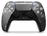 WraptorSkinz Skin Wrap compatible with the Sony PS5 DualSense Controller Bokeh Butterflies Grey (CONTROLLER NOT INCLUDED)