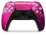 WraptorSkinz Skin Wrap compatible with the Sony PS5 DualSense Controller Bokeh Butterflies Hot Pink (CONTROLLER NOT INCLUDED)