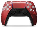 WraptorSkinz Skin Wrap compatible with the Sony PS5 DualSense Controller Bokeh Butterflies Red (CONTROLLER NOT INCLUDED)