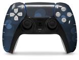 WraptorSkinz Skin Wrap compatible with the Sony PS5 DualSense Controller Bokeh Hearts Blue (CONTROLLER NOT INCLUDED)