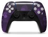WraptorSkinz Skin Wrap compatible with the Sony PS5 DualSense Controller Bokeh Hearts Purple (CONTROLLER NOT INCLUDED)