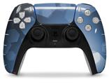 WraptorSkinz Skin Wrap compatible with the Sony PS5 DualSense Controller Bokeh Hex Blue (CONTROLLER NOT INCLUDED)