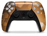 WraptorSkinz Skin Wrap compatible with the Sony PS5 DualSense Controller Bokeh Hex Orange (CONTROLLER NOT INCLUDED)