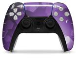 WraptorSkinz Skin Wrap compatible with the Sony PS5 DualSense Controller Bokeh Hex Purple (CONTROLLER NOT INCLUDED)