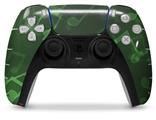 WraptorSkinz Skin Wrap compatible with the Sony PS5 DualSense Controller Bokeh Music Green (CONTROLLER NOT INCLUDED)
