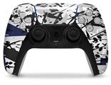 WraptorSkinz Skin Wrap compatible with the Sony PS5 DualSense Controller Baja 0018 Blue Navy (CONTROLLER NOT INCLUDED)