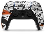 WraptorSkinz Skin Wrap compatible with the Sony PS5 DualSense Controller Baja 0018 Burnt Orange (CONTROLLER NOT INCLUDED)