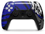 WraptorSkinz Skin Wrap compatible with the Sony PS5 DualSense Controller Baja 0040 Blue Royal (CONTROLLER NOT INCLUDED)
