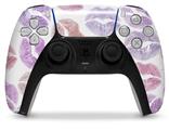 WraptorSkinz Skin Wrap compatible with the Sony PS5 DualSense Controller Pink Purple Lips (CONTROLLER NOT INCLUDED)