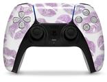 WraptorSkinz Skin Wrap compatible with the Sony PS5 DualSense Controller Purple Lips (CONTROLLER NOT INCLUDED)