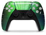 WraptorSkinz Skin Wrap compatible with the Sony PS5 DualSense Controller Bent Light Greenish (CONTROLLER NOT INCLUDED)