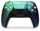 WraptorSkinz Skin Wrap compatible with the Sony PS5 DualSense Controller Bent Light Seafoam Greenish (CONTROLLER NOT INCLUDED)