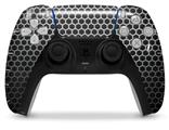 WraptorSkinz Skin Wrap compatible with the Sony PS5 DualSense Controller Mesh Metal Hex 02 (CONTROLLER NOT INCLUDED)