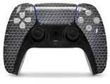 WraptorSkinz Skin Wrap compatible with the Sony PS5 DualSense Controller Mesh Metal Hex (CONTROLLER NOT INCLUDED)