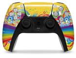 WraptorSkinz Skin Wrap compatible with the Sony PS5 DualSense Controller Rainbow Music (CONTROLLER NOT INCLUDED)
