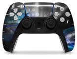 WraptorSkinz Skin Wrap compatible with the Sony PS5 DualSense Controller ZaZa Blue (CONTROLLER NOT INCLUDED)