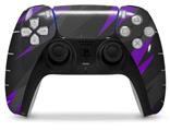 WraptorSkinz Skin Wrap compatible with the Sony PS5 DualSense Controller Jagged Camo Purple (CONTROLLER NOT INCLUDED)