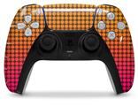 WraptorSkinz Skin Wrap compatible with the Sony PS5 DualSense Controller Faded Dots Hot Pink Orange (CONTROLLER NOT INCLUDED)
