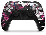 WraptorSkinz Skin Wrap compatible with the Sony PS5 DualSense Controller Baja 0003 Hot Pink (CONTROLLER NOT INCLUDED)