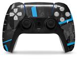 WraptorSkinz Skin Wrap compatible with the Sony PS5 DualSense Controller Baja 0004 Blue Medium (CONTROLLER NOT INCLUDED)