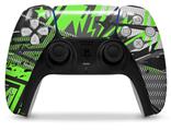 WraptorSkinz Skin Wrap compatible with the Sony PS5 DualSense Controller Baja 0032 Neon Green (CONTROLLER NOT INCLUDED)