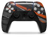 WraptorSkinz Skin Wrap compatible with the Sony PS5 DualSense Controller Baja 0014 Burnt Orange (CONTROLLER NOT INCLUDED)