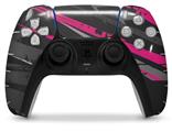 WraptorSkinz Skin Wrap compatible with the Sony PS5 DualSense Controller Baja 0014 Hot Pink (CONTROLLER NOT INCLUDED)