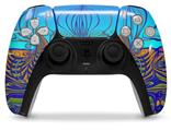 WraptorSkinz Skin Wrap compatible with the Sony PS5 DualSense Controller Dancing Lilies (CONTROLLER NOT INCLUDED)