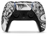 WraptorSkinz Skin Wrap compatible with the Sony PS5 DualSense Controller Liquid Metal Chrome (CONTROLLER NOT INCLUDED)