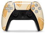 WraptorSkinz Skin Wrap compatible with the Sony PS5 DualSense Controller Oranges Orange (CONTROLLER NOT INCLUDED)