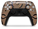 WraptorSkinz Skin Wrap compatible with the Sony PS5 DualSense Controller Dark Cheetah (CONTROLLER NOT INCLUDED)