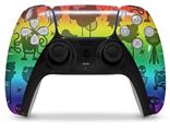 WraptorSkinz Skin Wrap compatible with the Sony PS5 DualSense Controller Cute Rainbow Monsters (CONTROLLER NOT INCLUDED)