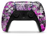 WraptorSkinz Skin Wrap compatible with the Sony PS5 DualSense Controller Butterfly Graffiti (CONTROLLER NOT INCLUDED)