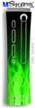 XBOX 360 Faceplate Skin - Fire Flames Green