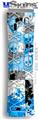 XBOX 360 Faceplate Skin - Checker Skull Splatter Blue