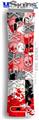 XBOX 360 Faceplate Skin - Checker Skull Splatter Red