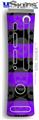 XBOX 360 Faceplate Skin - Skull Stripes Purple