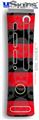 XBOX 360 Faceplate Skin - Skull Stripes Red