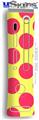 XBOX 360 Faceplate Skin - Kearas Polka Dots Pink And Yellow