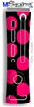 XBOX 360 Faceplate Skin - Kearas Polka Dots Pink On Black