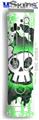 XBOX 360 Faceplate Skin - Cartoon Skull Green
