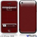 iPhone 3GS Skin - Carbon Fiber Red