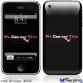 iPhone 3GS Skin - We Can-cer Vive Beast Cancer