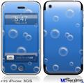 iPhone 3GS Skin - Bubbles Blue