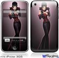 iPhone 3GS Skin - Vamp Glamour Pin Up Girl
