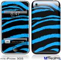 iPhone 3GS Skin - Zebra Blue